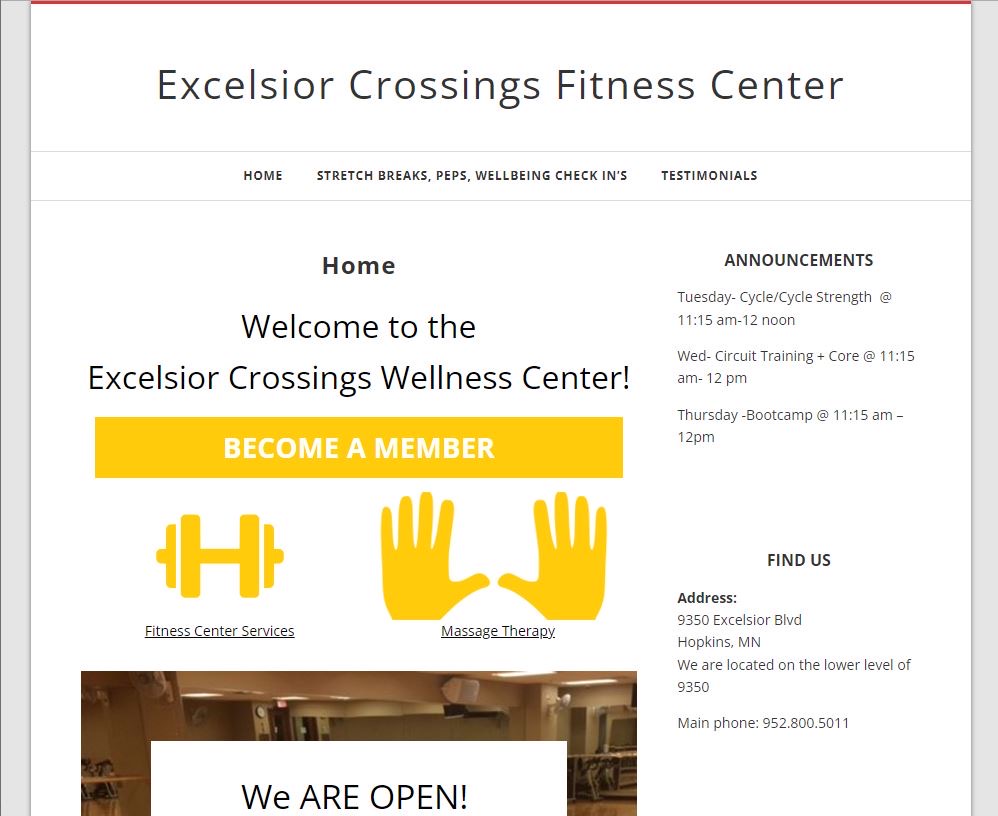 Excelsior Crossing Fitness Center